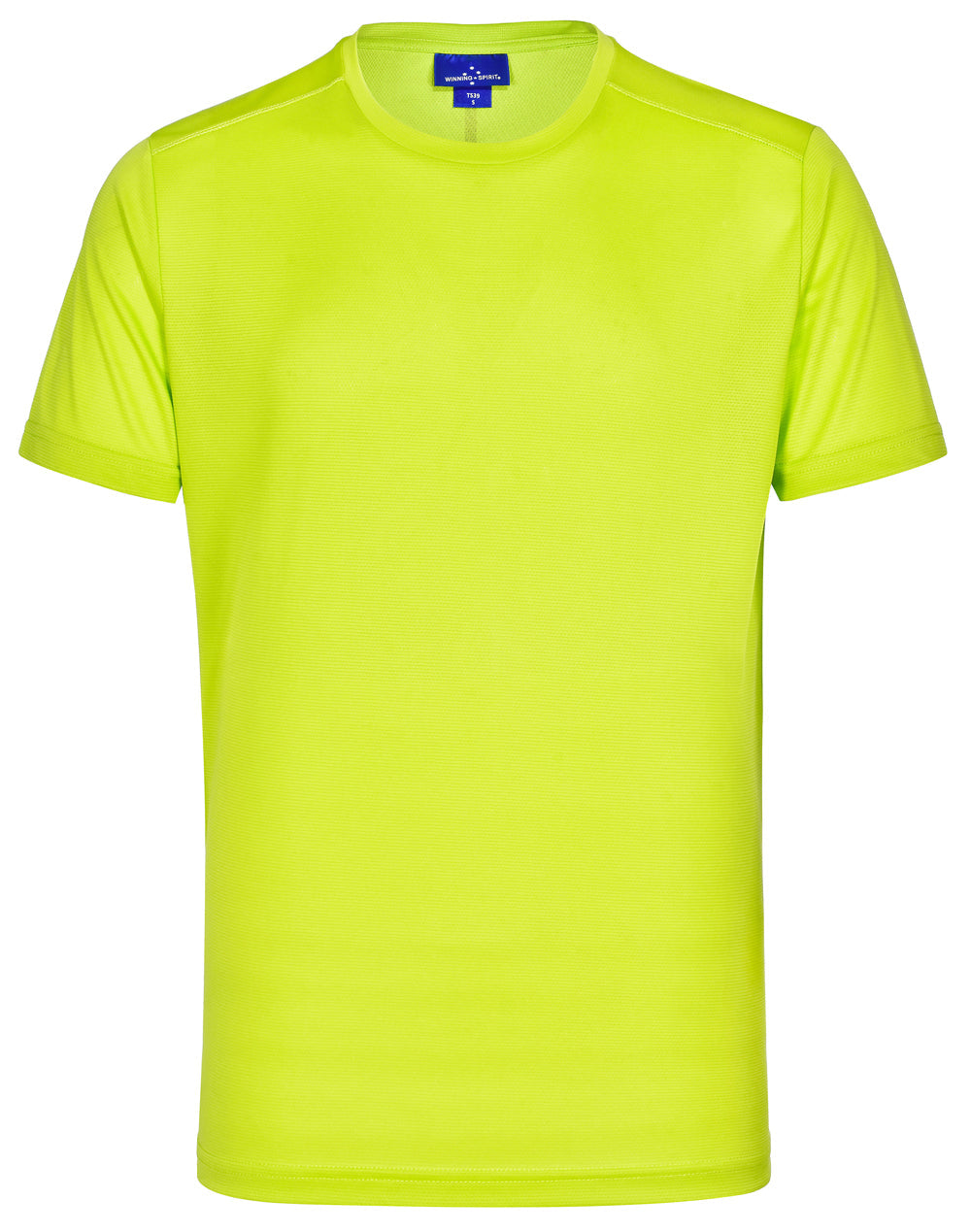 Men's Rapid CoolTM  Ultra Light Tee Shirt TS39 Casual Wear Winning Spirit Lime Green XS 